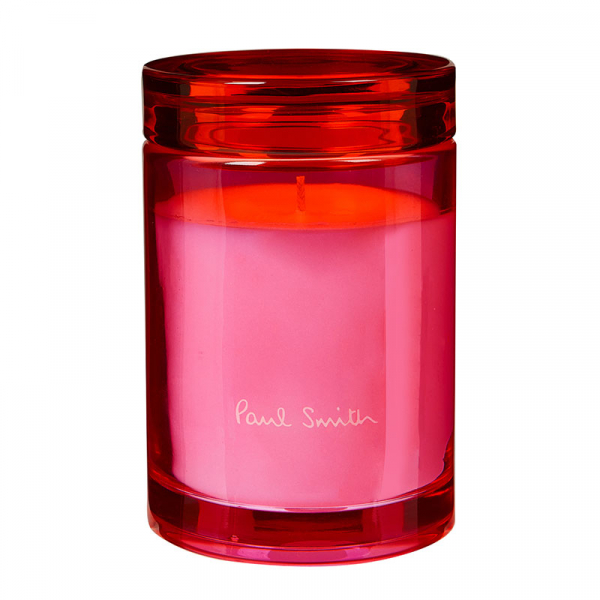 Paul Smith Duftkerze ROSE, Glasgefäss, rosa-rot